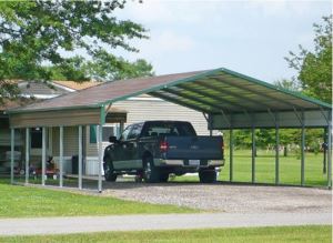 Oceľový kovový rám Carport